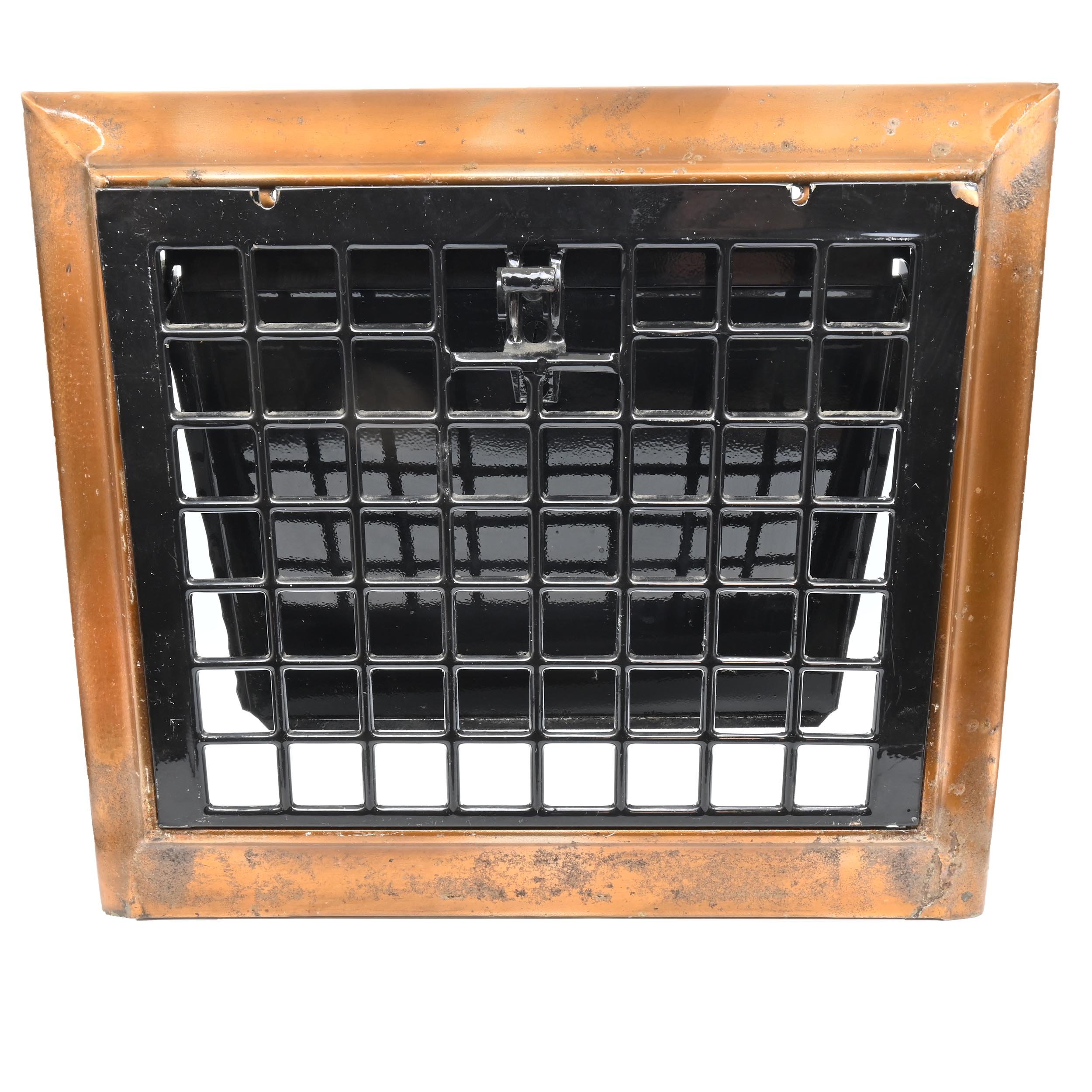 wall heat register copper plated craftsman/mission/tudor revival