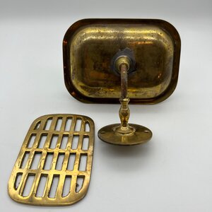 turn of the century wall mount soap holder — ARCHITECTURAL ANTIQUES