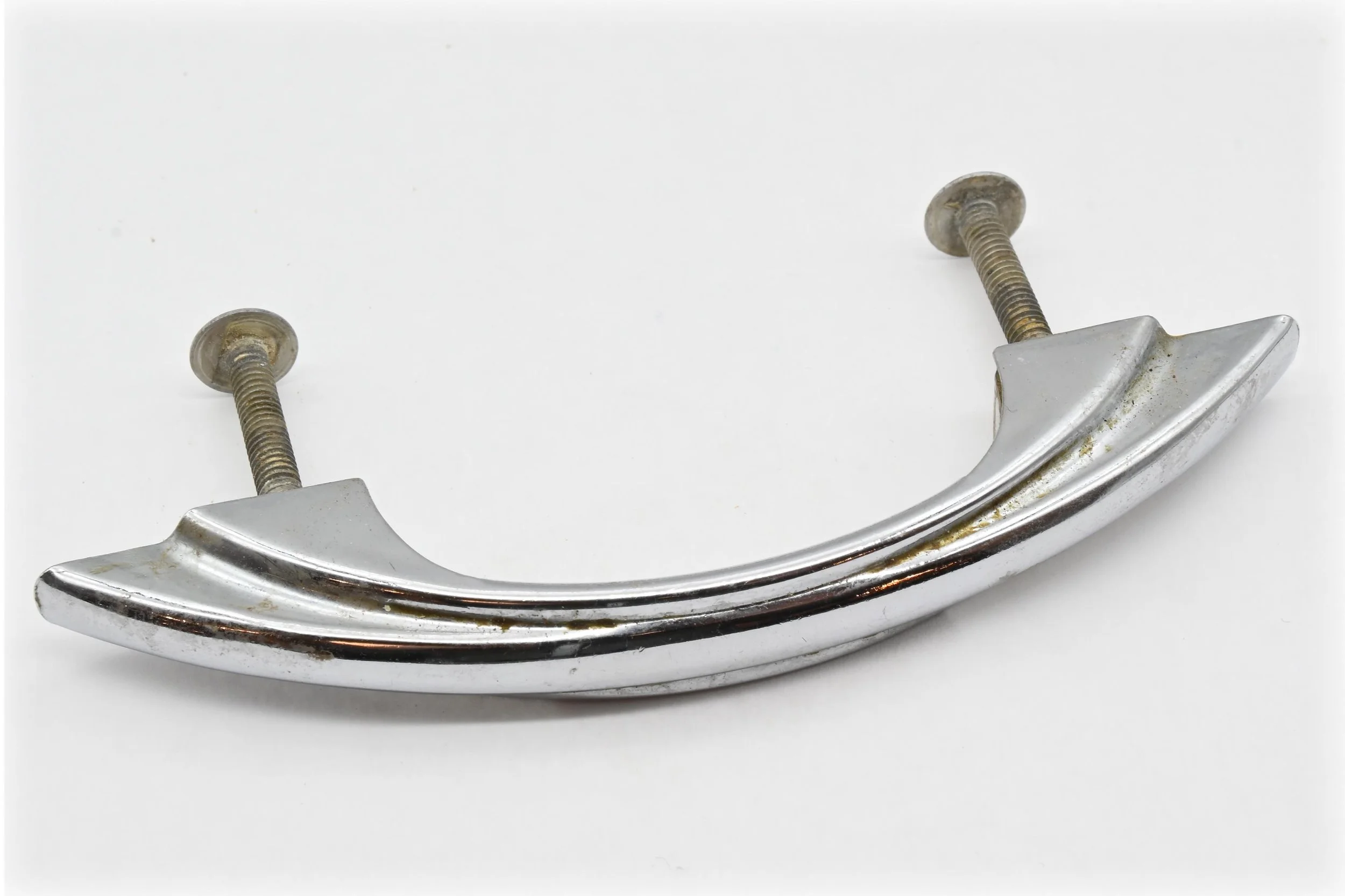 art deco chrome pulls — ARCHITECTURAL ANTIQUES