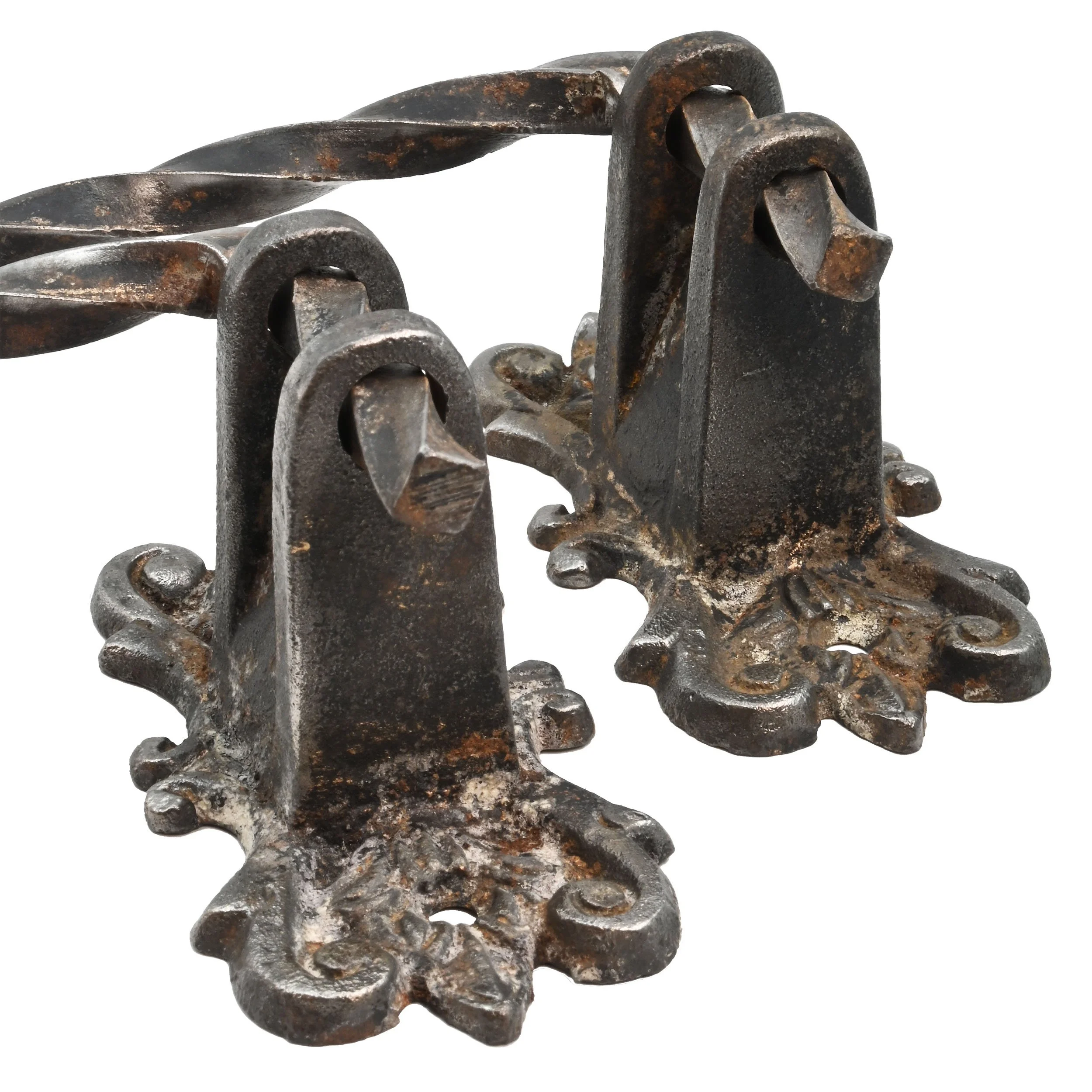 victorian wrought iron plant hanger — ARCHITECTURAL ANTIQUES