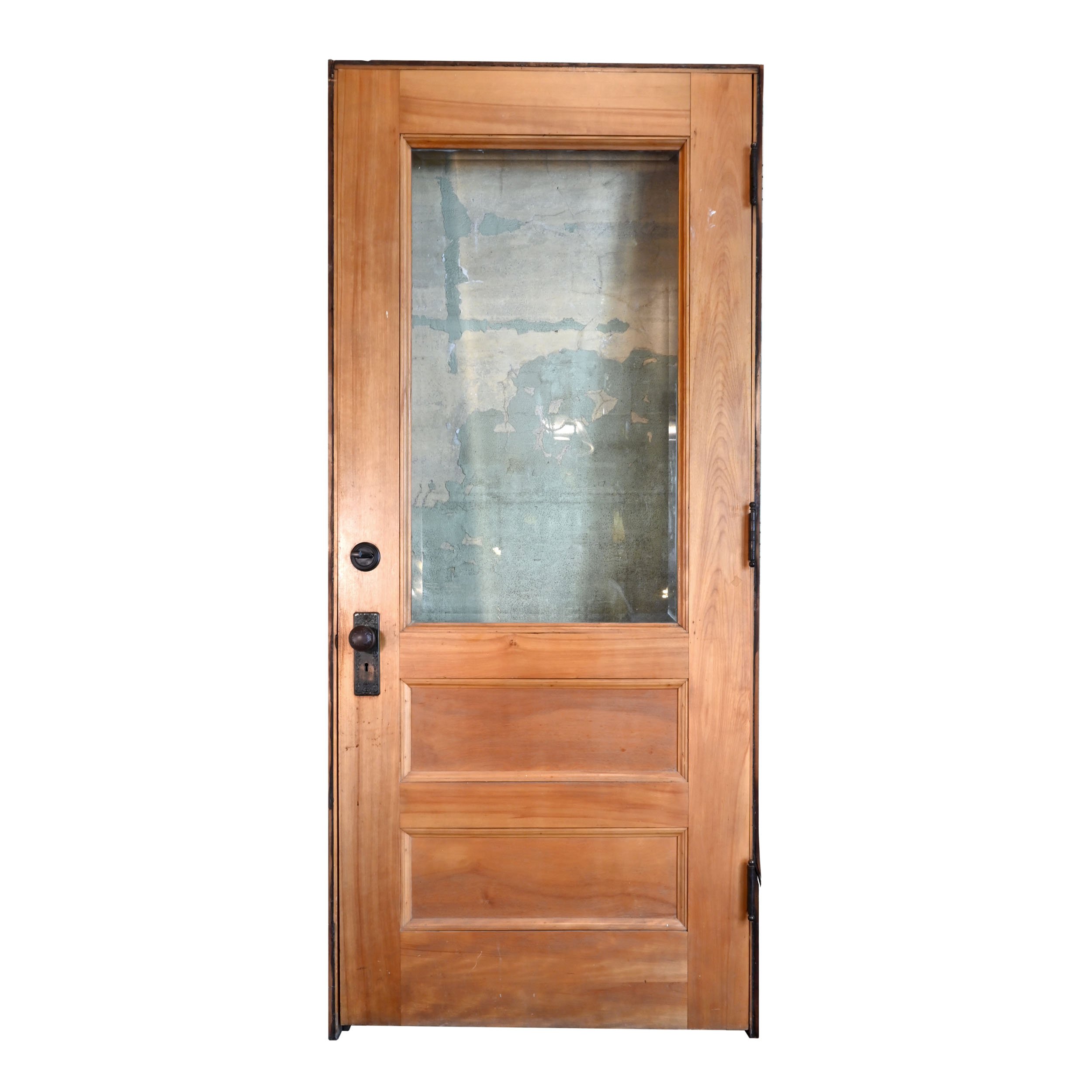62424 maple three quarter view entry door with beveled glass 2.jpg