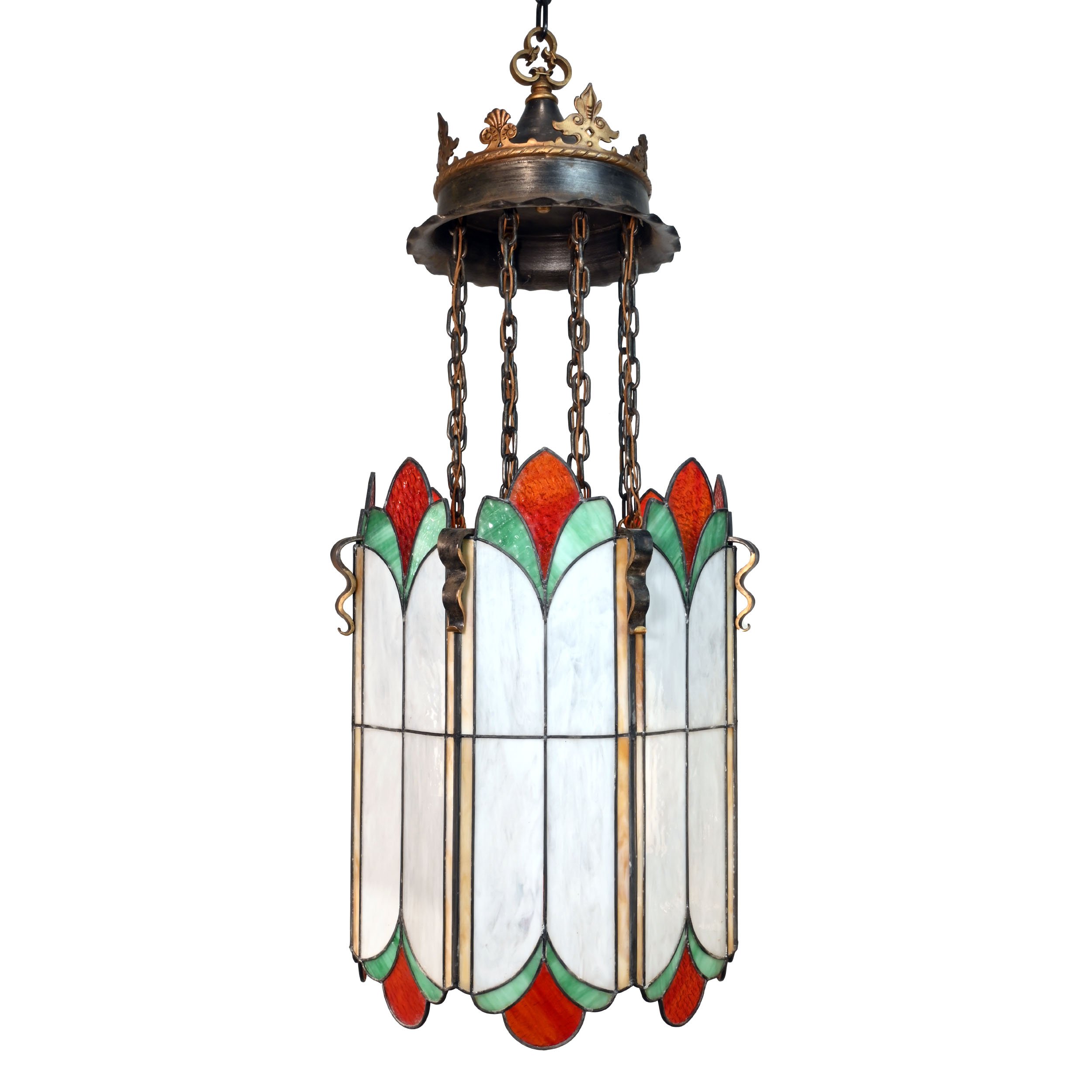 stained glass stateroom oversized chandeliers