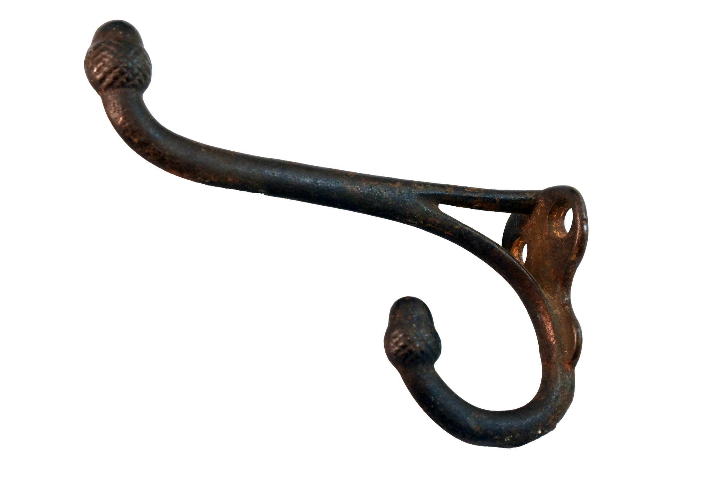 acorn schoolhouse hooks two arm cast iron