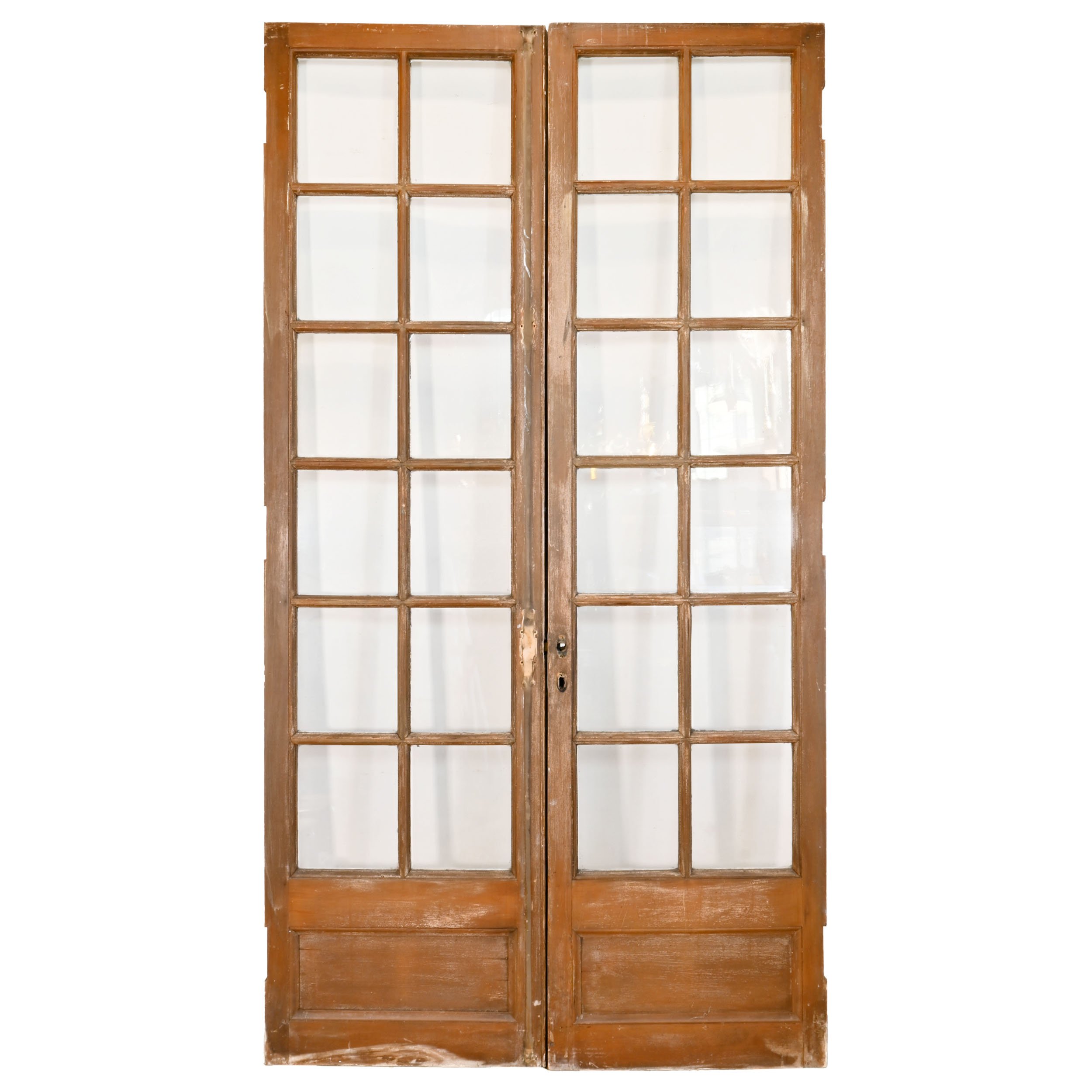 sets of twelve pane double french doors