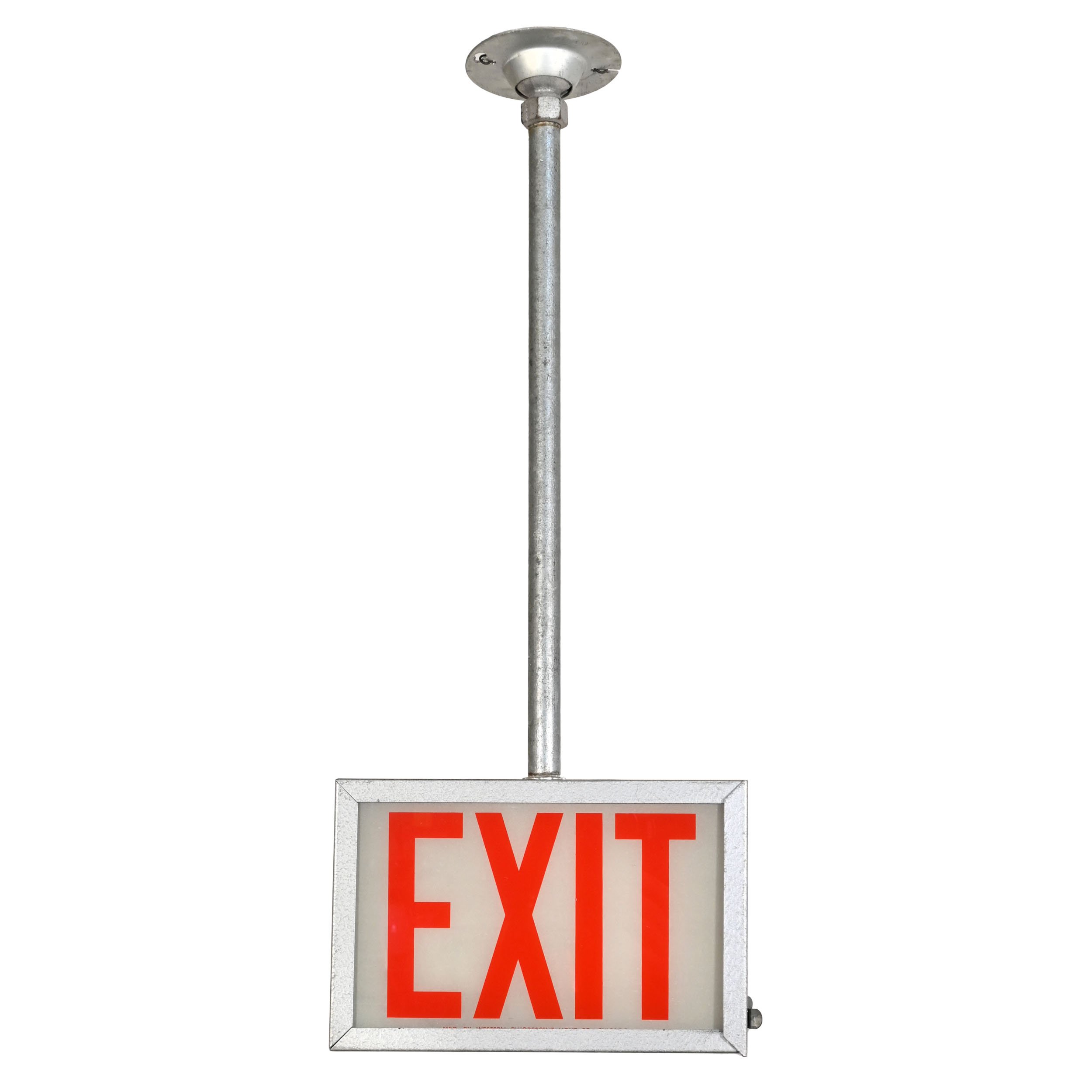 western fluorescent light co exit light pendant