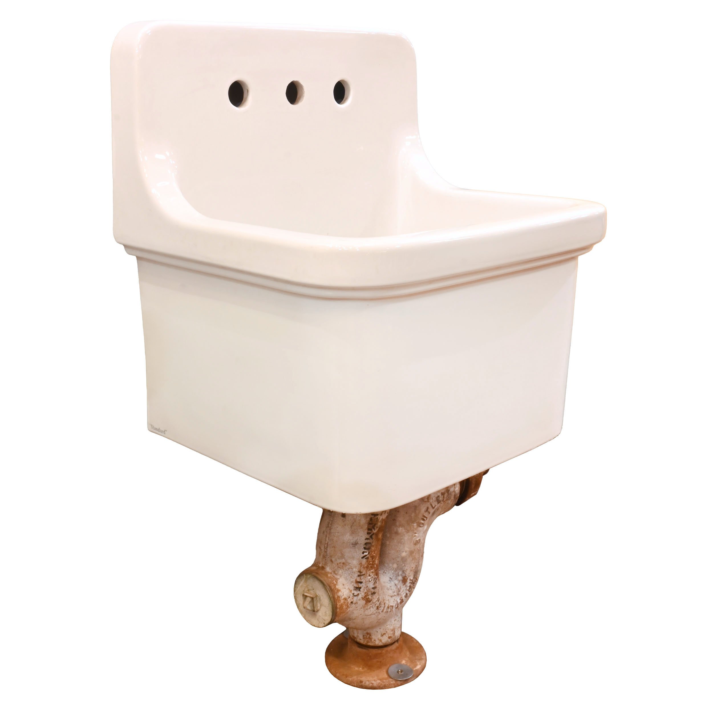 standard porcelain utility sink