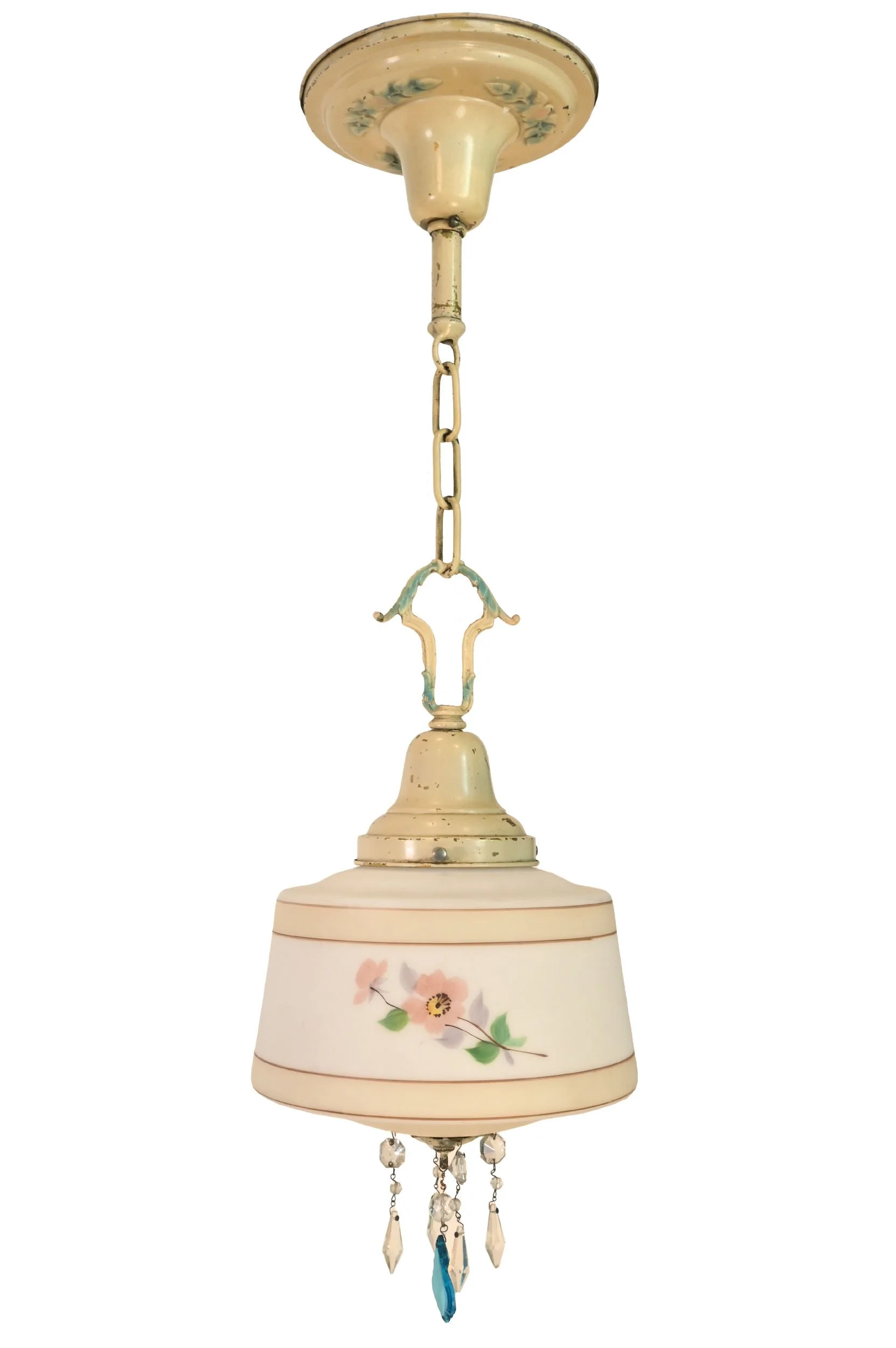 26173 painted pendant with floral shade and crystals 1.jpg