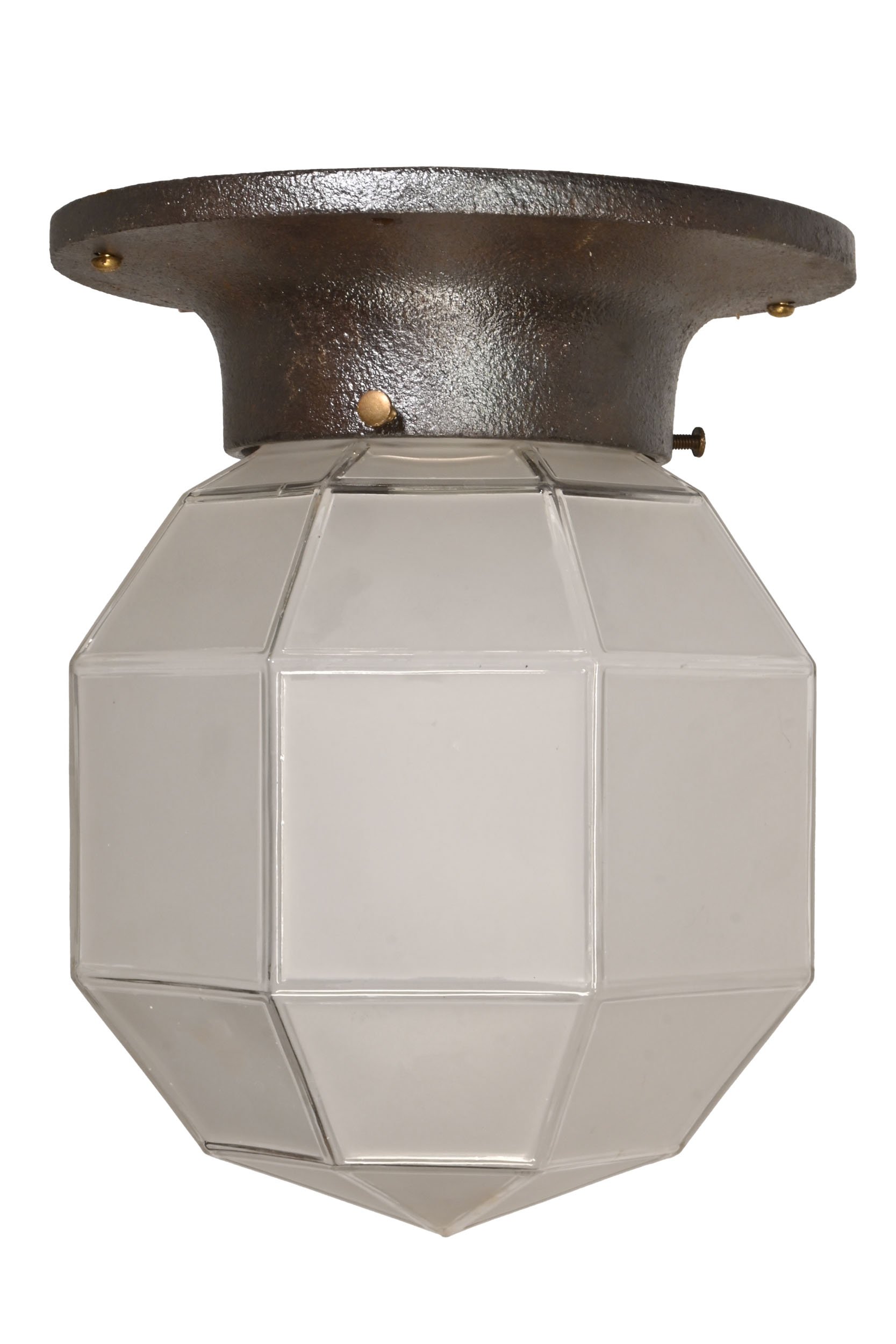26198 cast iron flushmount with octagonal frosted globe 1.jpg