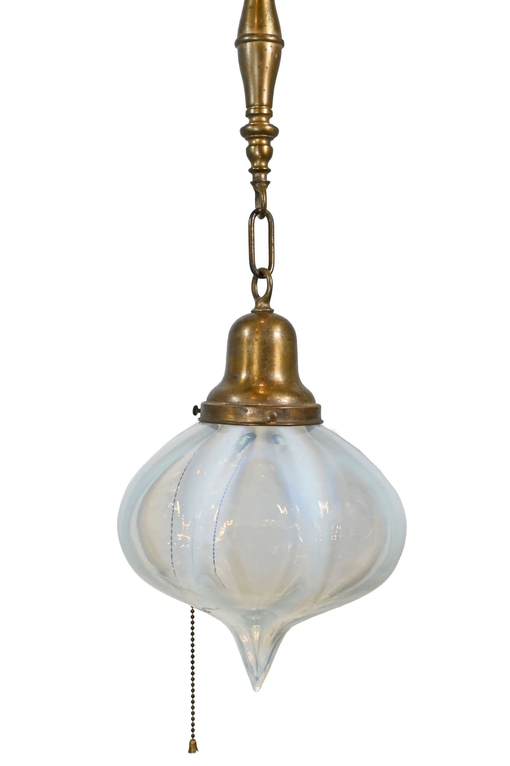 25519 brass pendant with blown vaseline glass shade 1.jpg