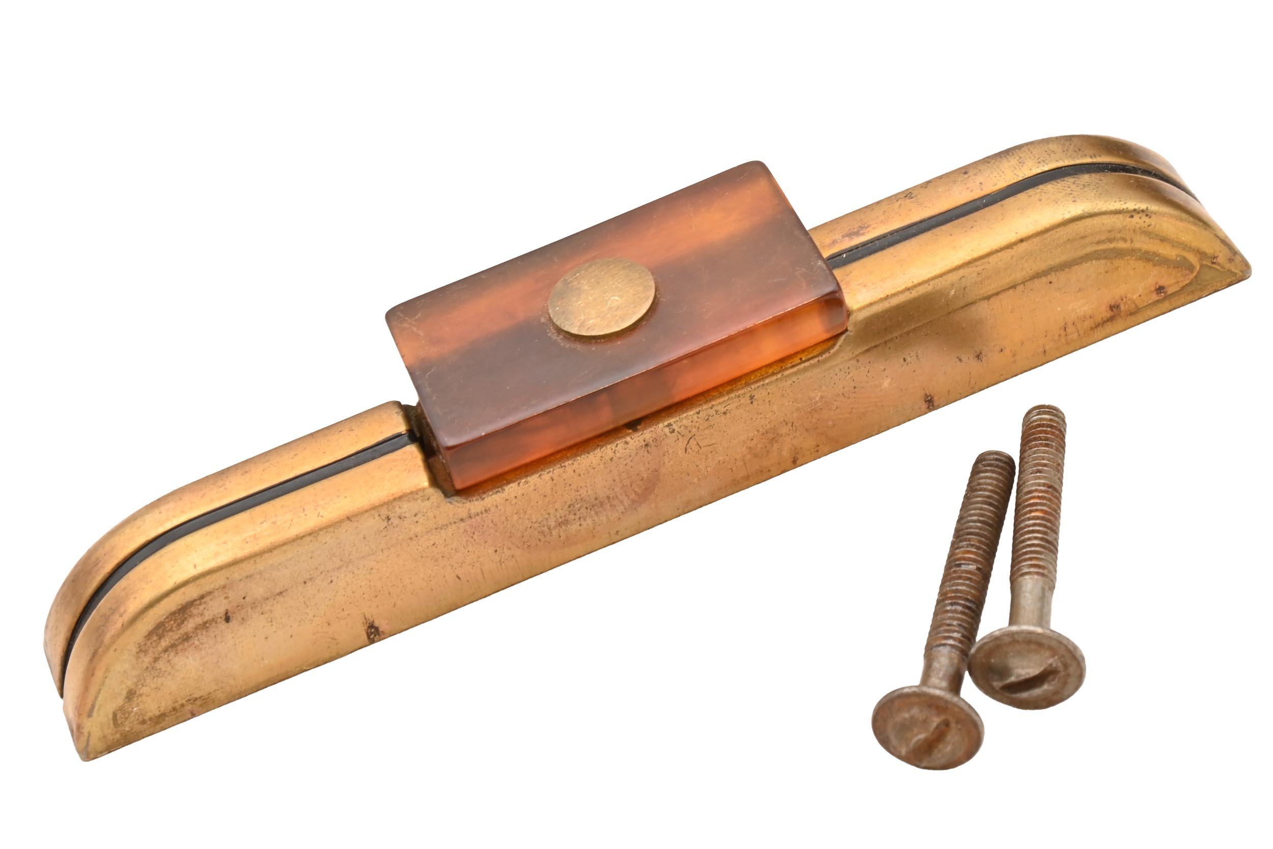 25145 art deco brass red pull 2.jpg