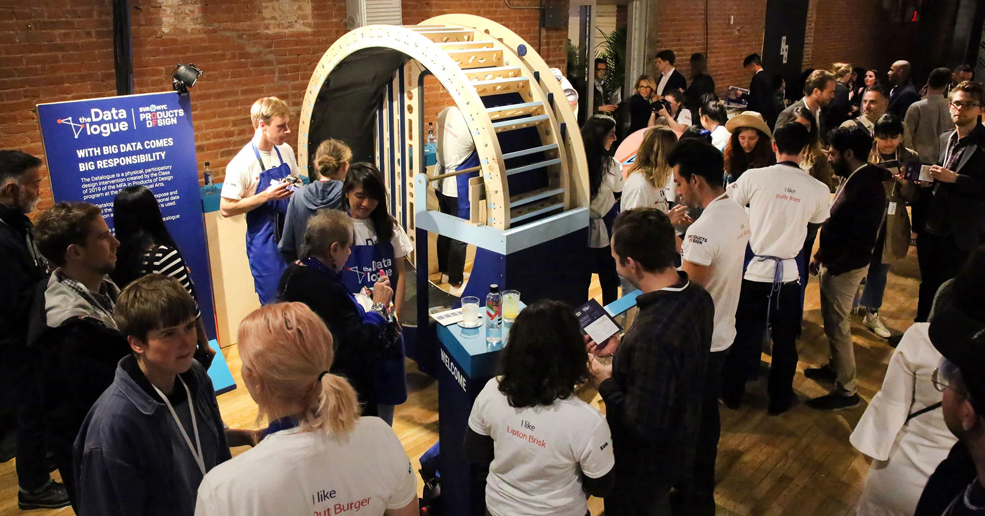 Opening night of The Datalogue at Wanted Design, NYCxDesign 2018
