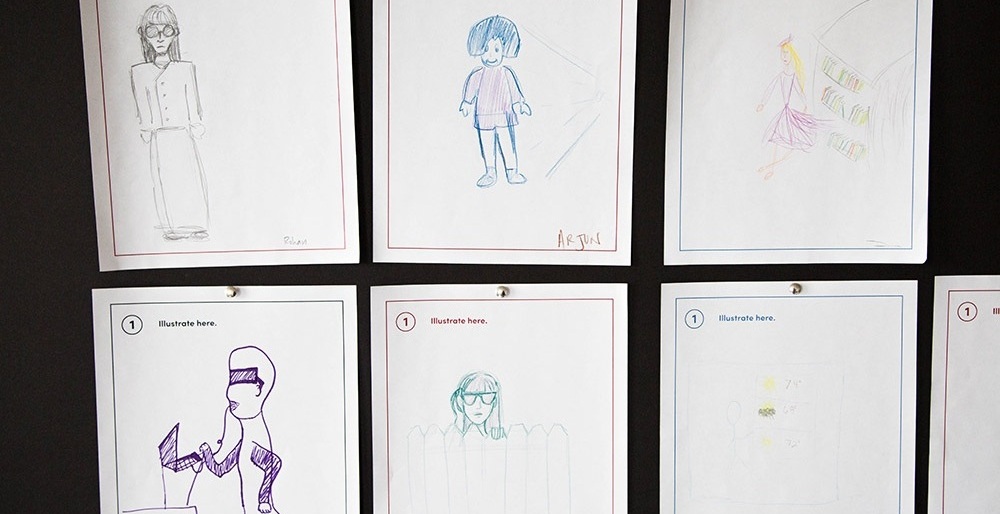 Participants were instructed to draw what Alexa would look like based on the sound of Alexa’s voice. Here are some of the illustrations.