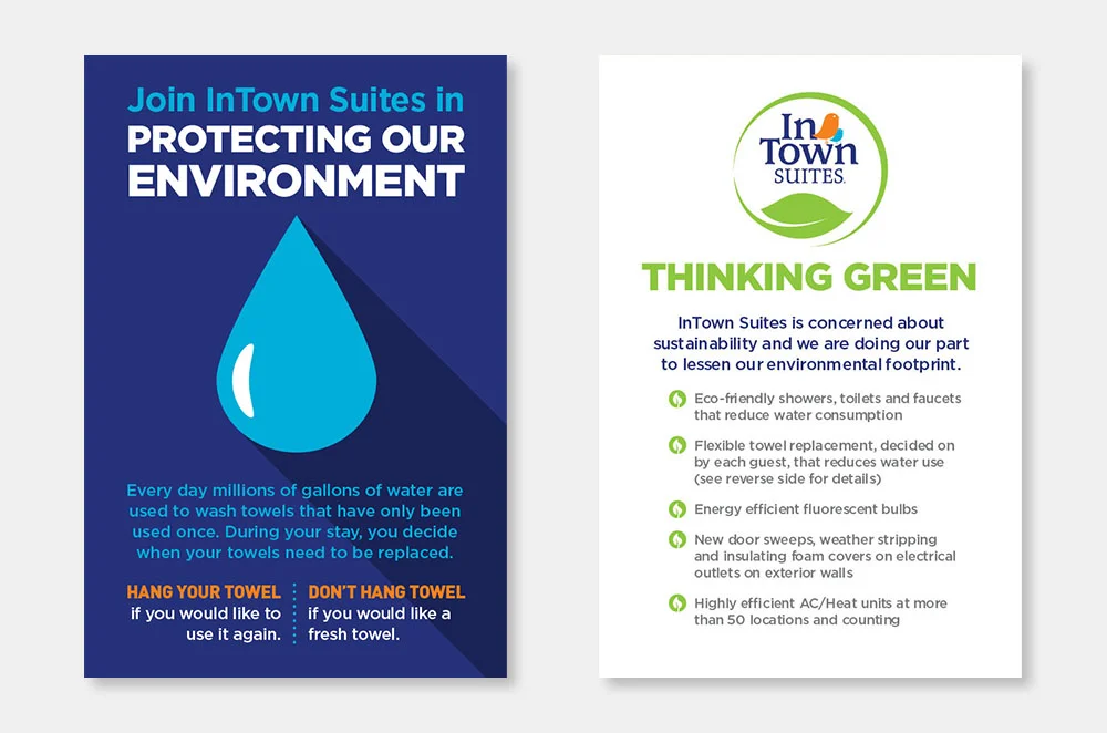 InTownSuites_TableTent_ThinkingGreen.jpg