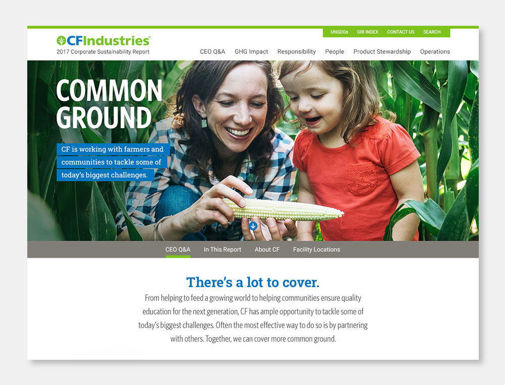 CF Industries: 2017 Sustainability Report