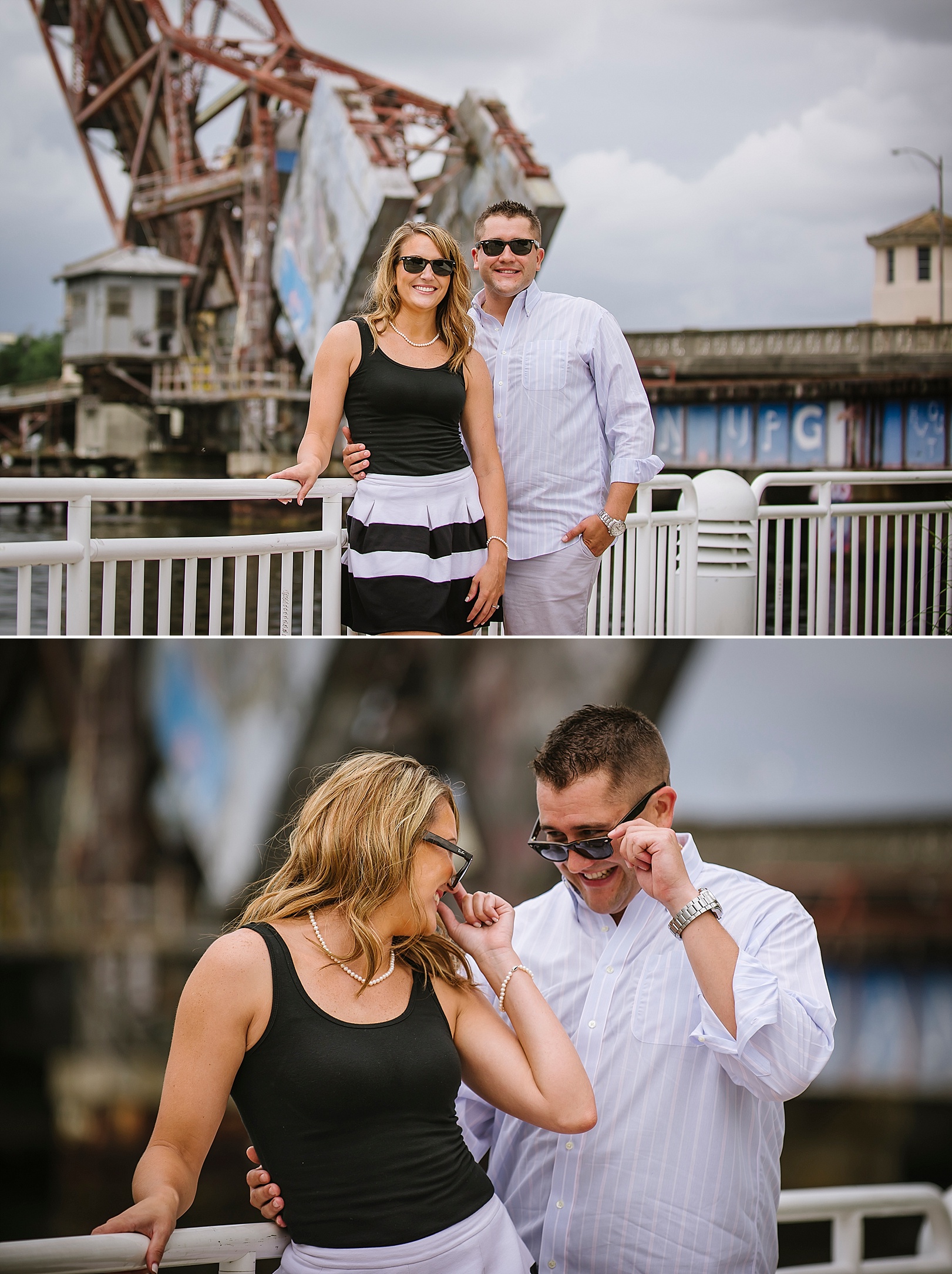 fun engagement photography