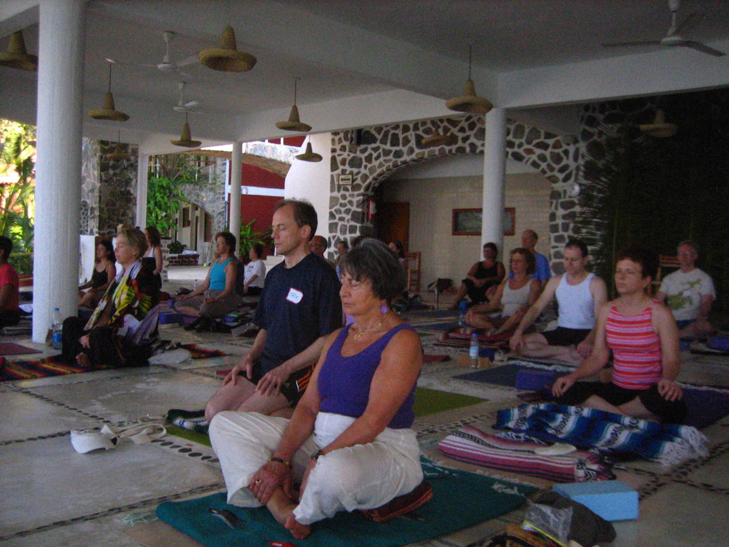 Mexico '08 - Sotavento - Yogis Meditating.JPG
