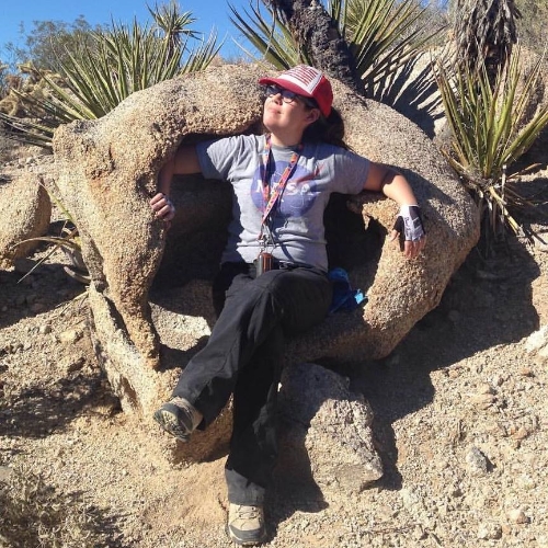 Part of the planning process: daydreaming in the Mojave and imagining next steps!