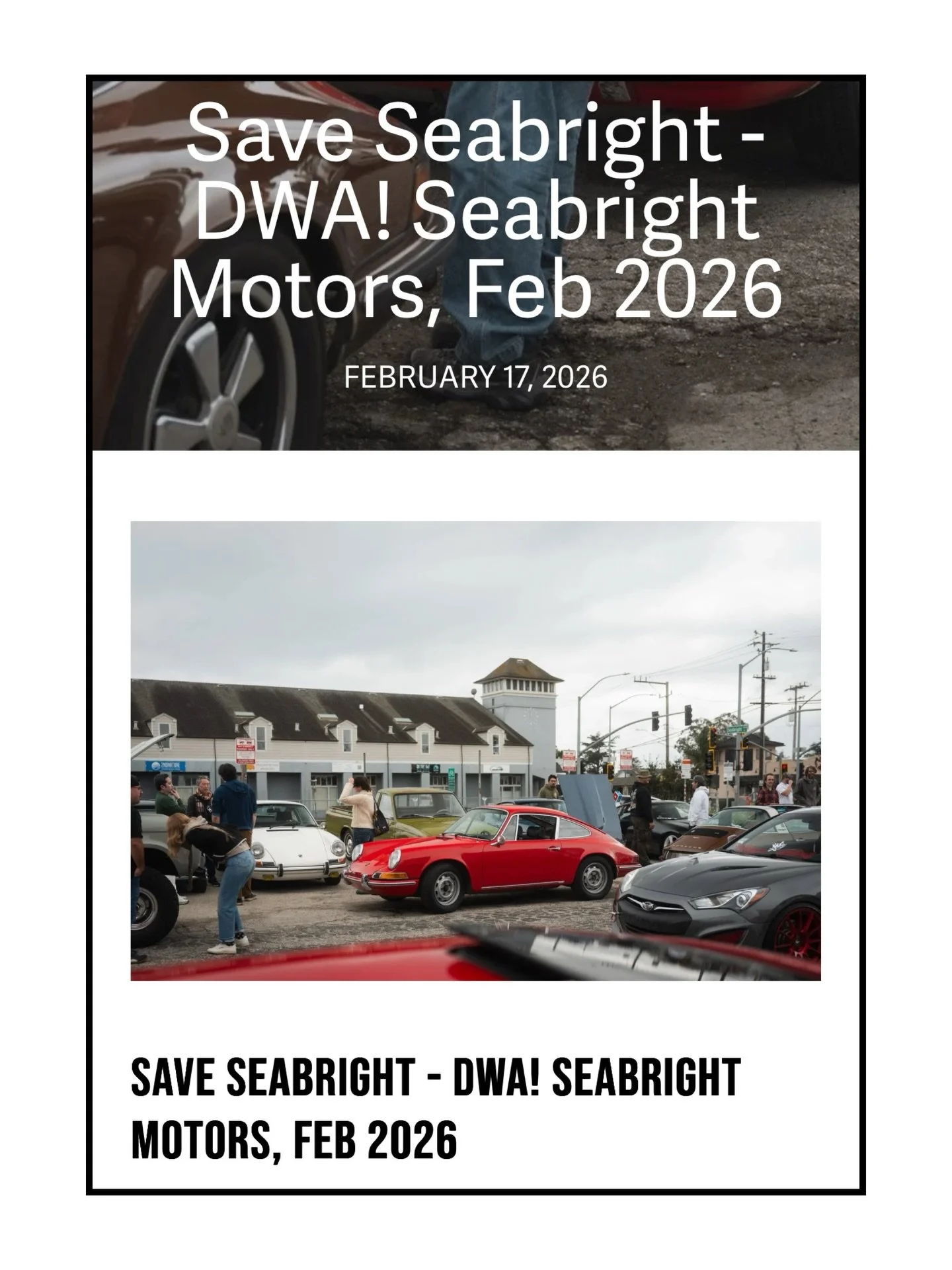 New article up now on our website(link in bio

Dates for the next Seabright Motors, and Morning Motors coming soon.