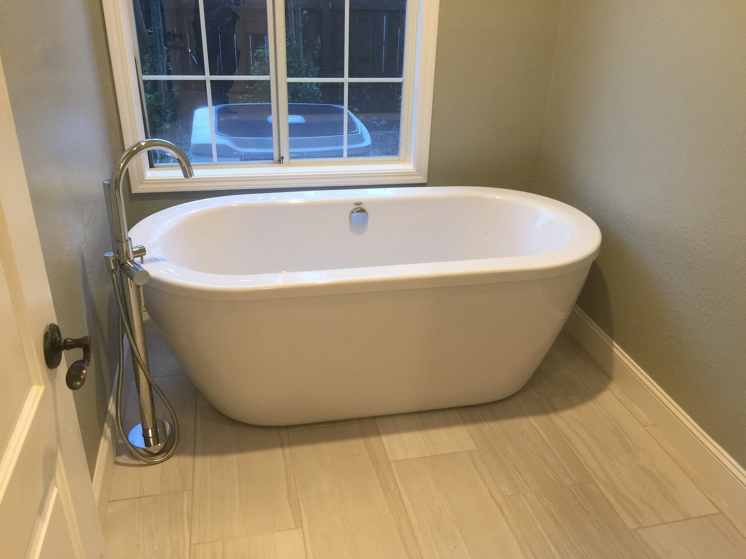 New Tub And Floor