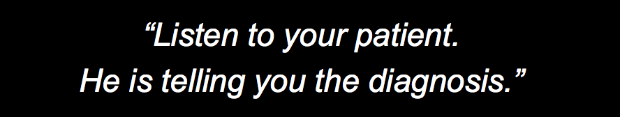 Quotation from Sir William Osler (1849-1919)