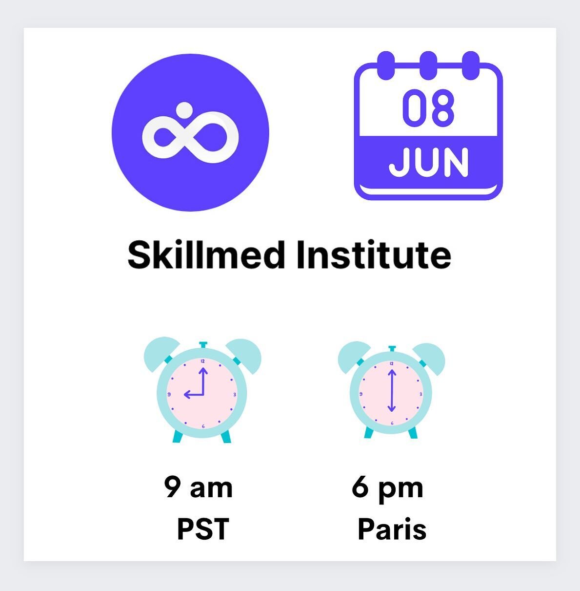 Looking forward to joining the new Skillmed Institute @skillmedinstitute on June 8th, 2023 as they launch a brand new educational program for hair loss practitioners.

Sign up via zoom with the links on the new Skillmed instagram page or on other soc