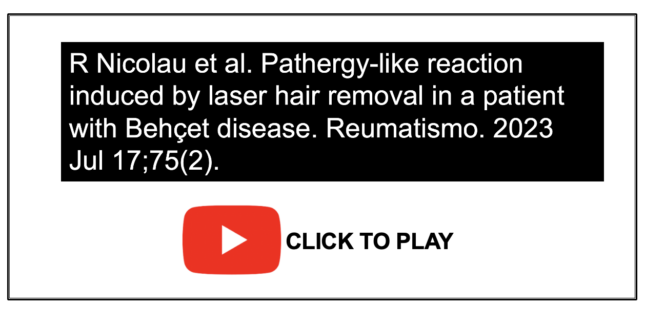 Laser Hair Removal As a Trigger for Pathergy Like Reactions in Patients ...