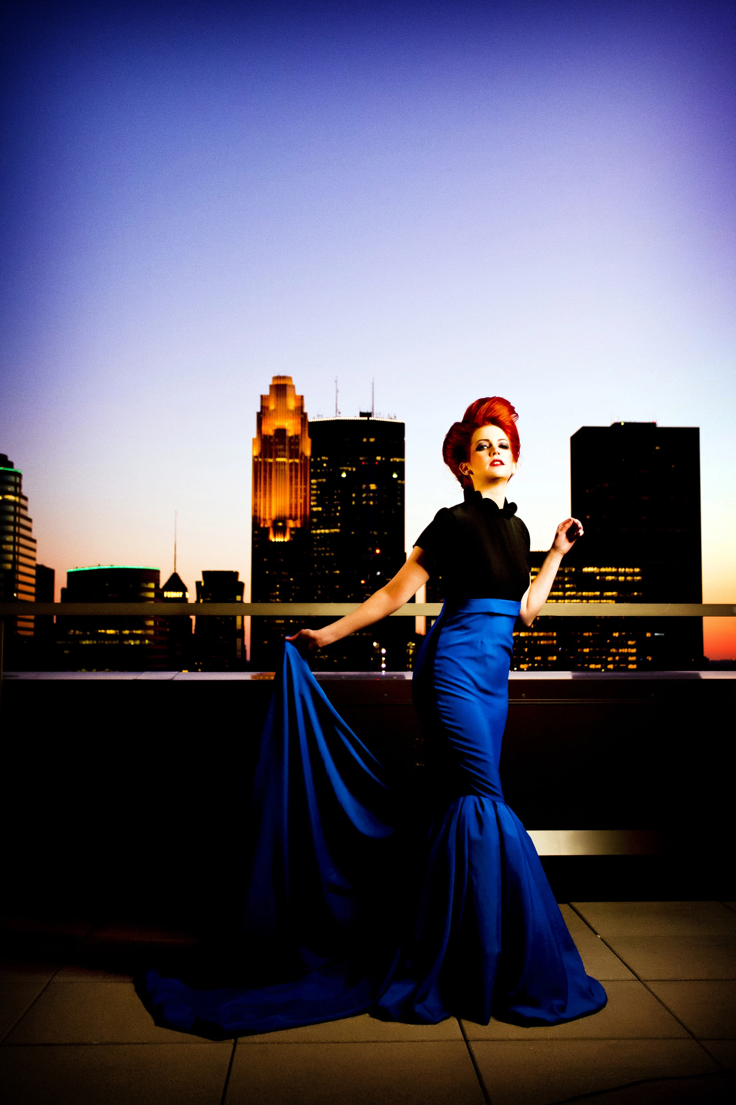Vocal Artist Jenny Lovlein Photographer Matthew Hodgmen - The Edge Gallery Designer Jennifer Geving Hair and MakeUp by Pada