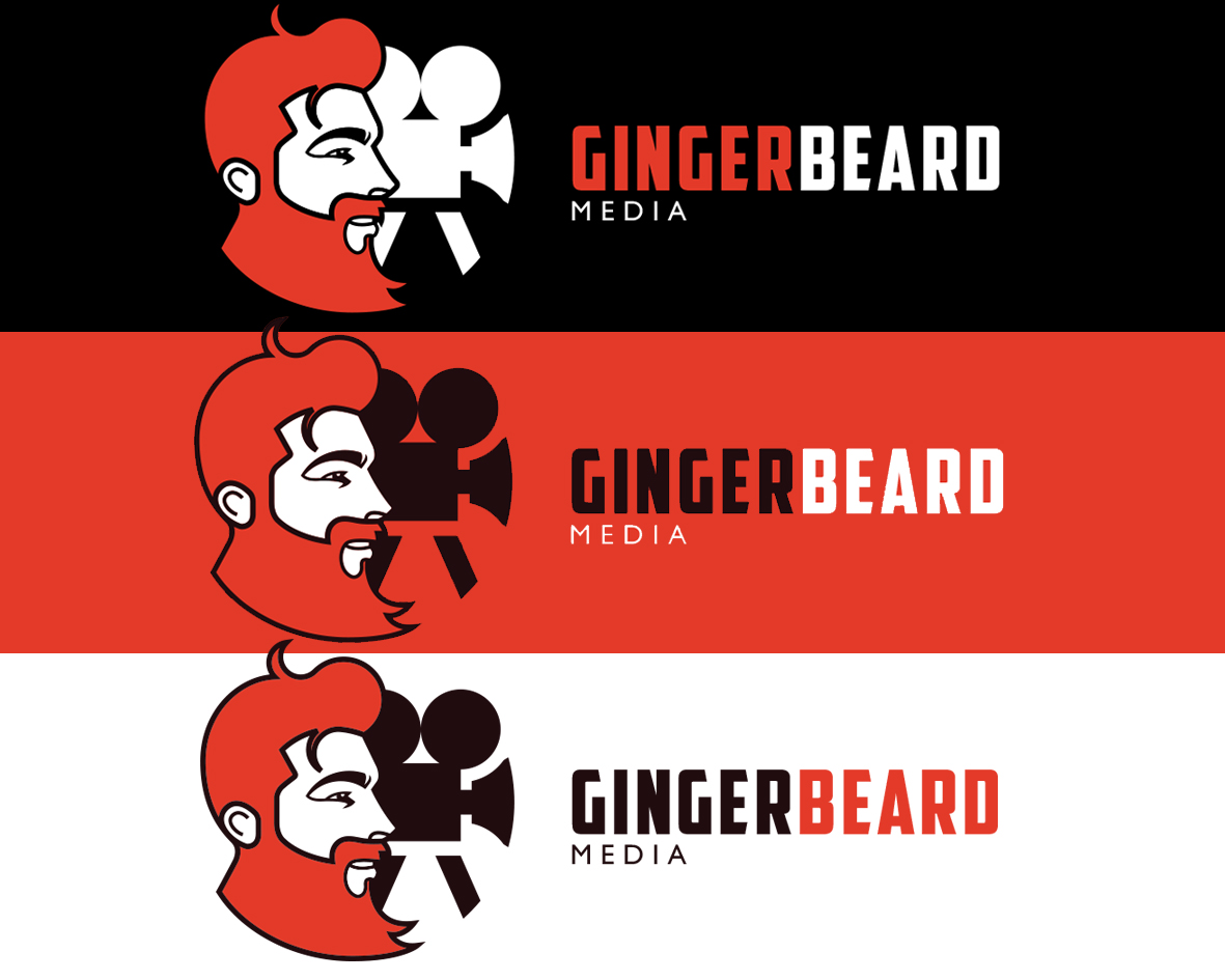 New GINGERBEARD Logo; Beard v1.0 (3 versions)