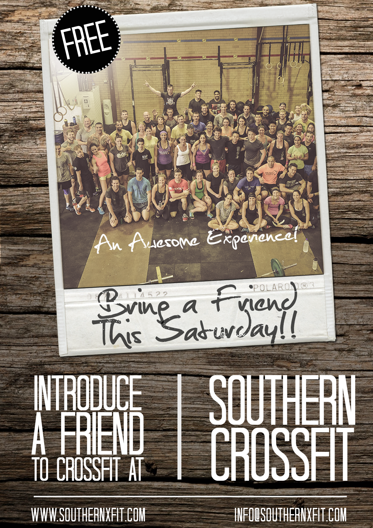 Southern CrossFit - Bring a Friend (A4 Poster - Rev 1).png
