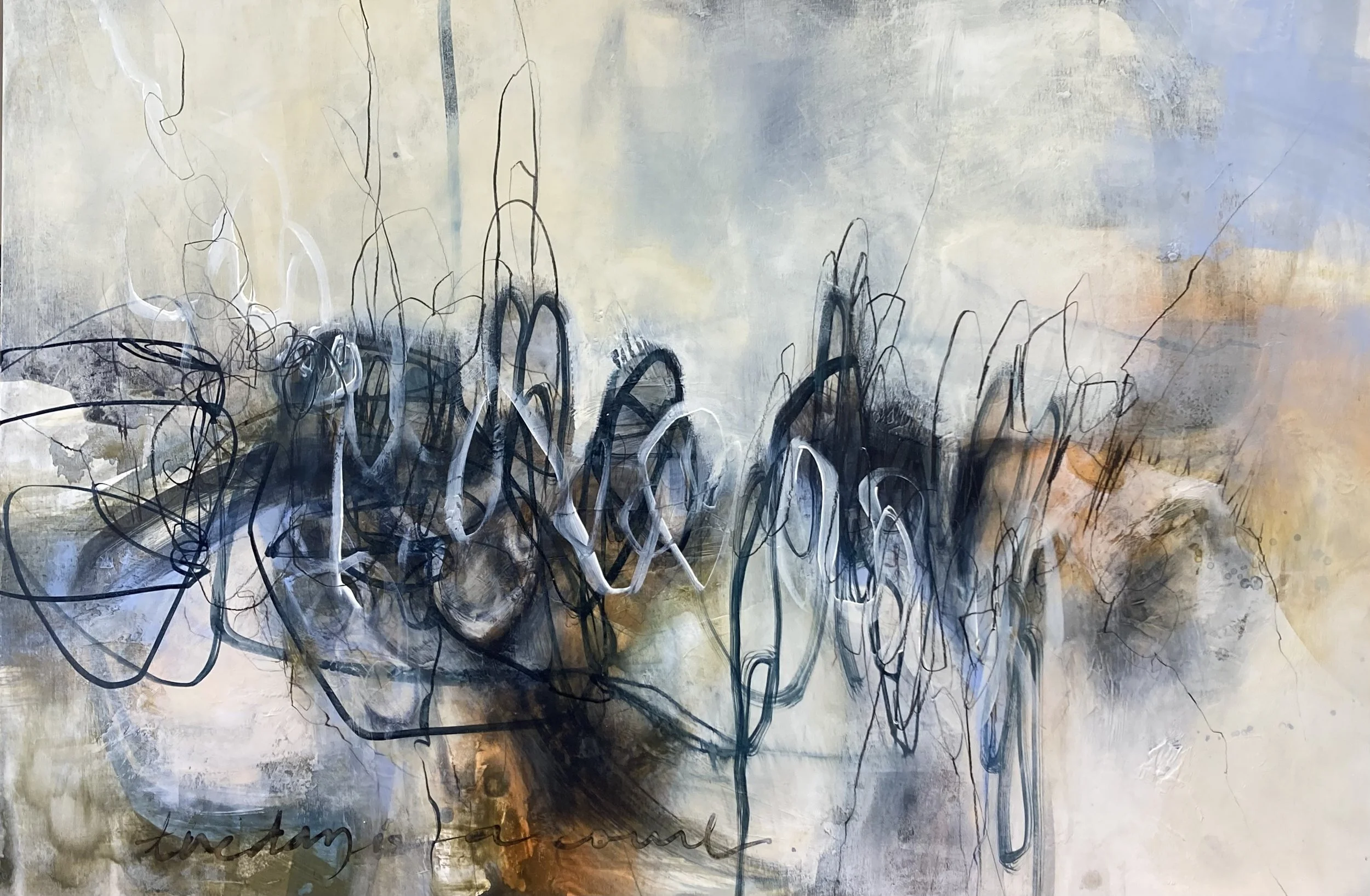 Discomfort - acrylic on wood panel 2024.jpg