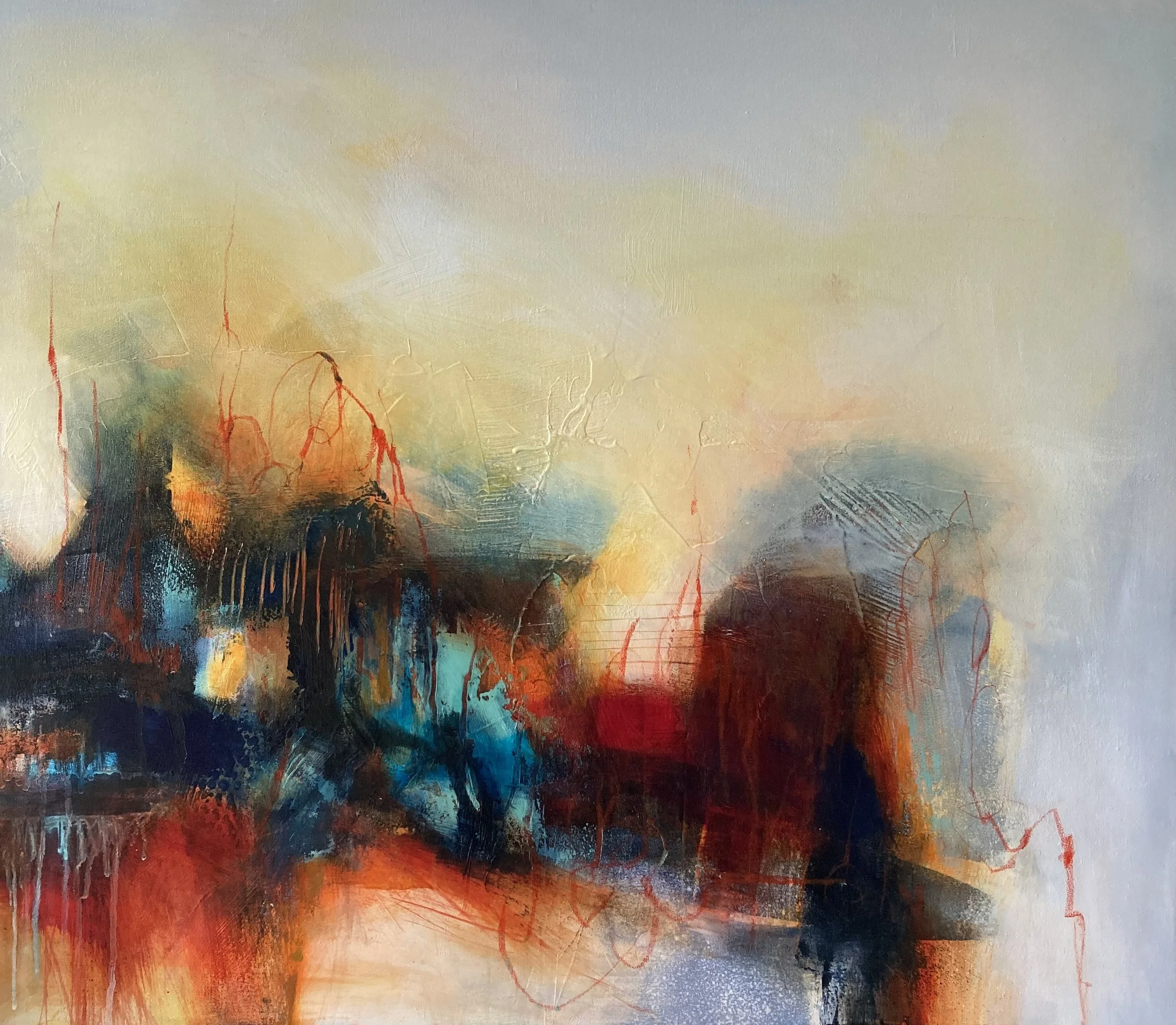 SOLD Feudal - Acrylic on canvas, 70x80cm 2024.jpg