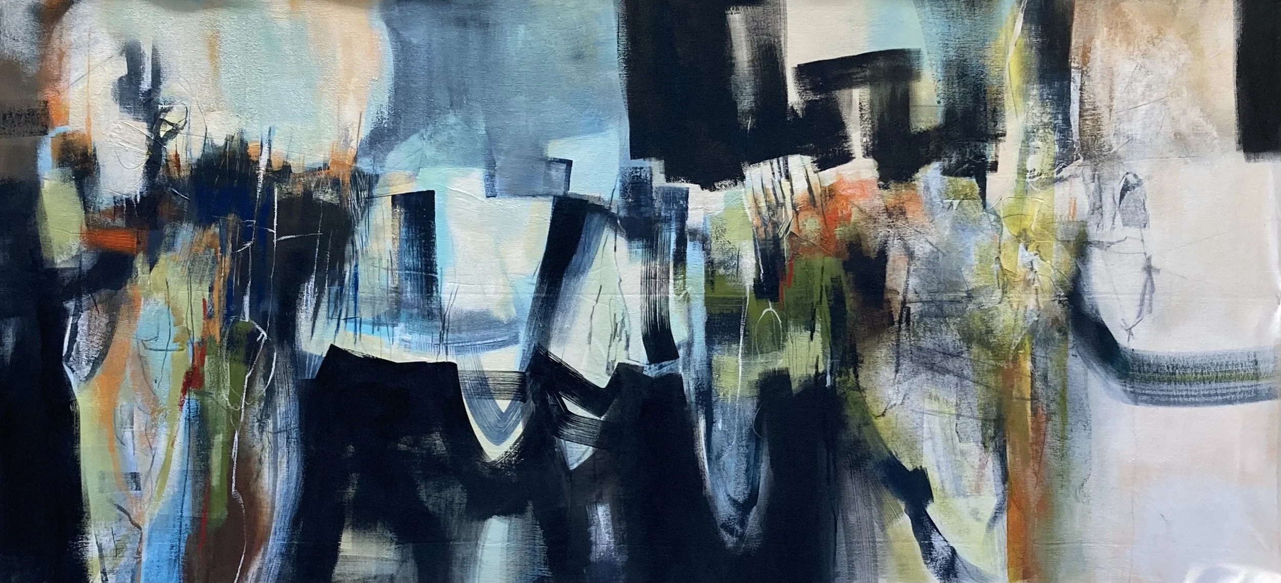 Uprising - acrylic and mixed media on canvas 70x160cm 2024.jpg