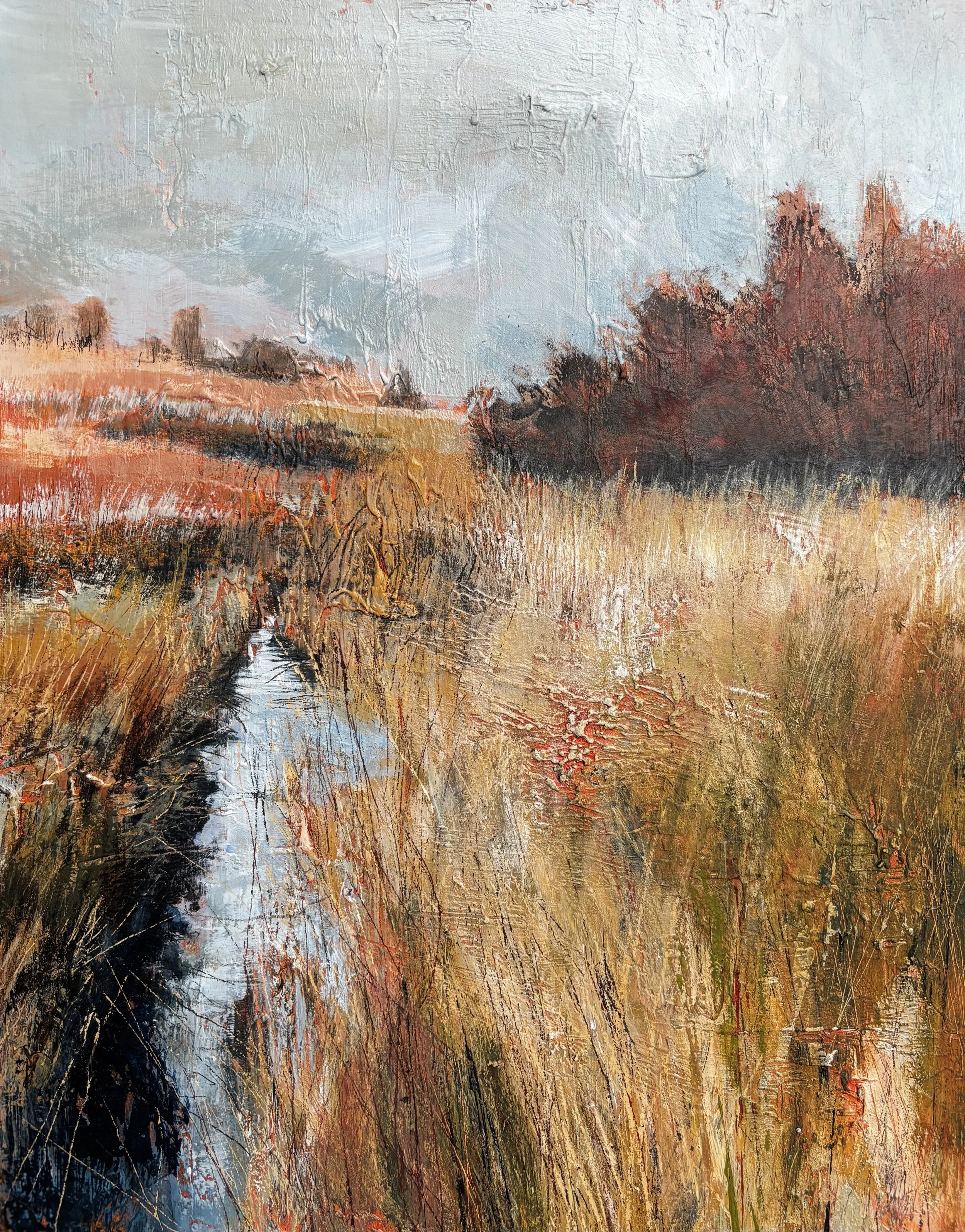 Ditch.  Acrylic pn canvas. 35x25cm.jpeg