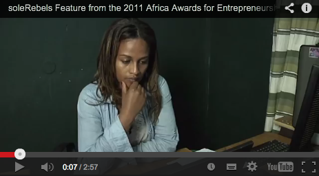 Video: Bethlehem Tilahun Alemu honoured at the 2011 Africa Awards for Entrepreneurship