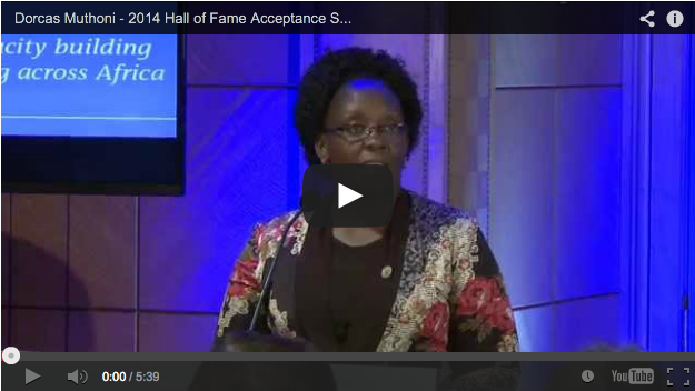 Video: Dorcas Muthoni's 2014 Internet Hall of Fame Acceptance Speech