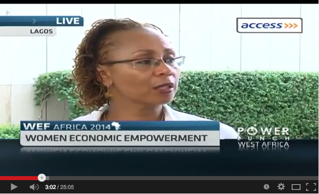 Video: Anne Githuku-Shongwe speaks on Women economic empowerment in Africa at WEF Africa 2014