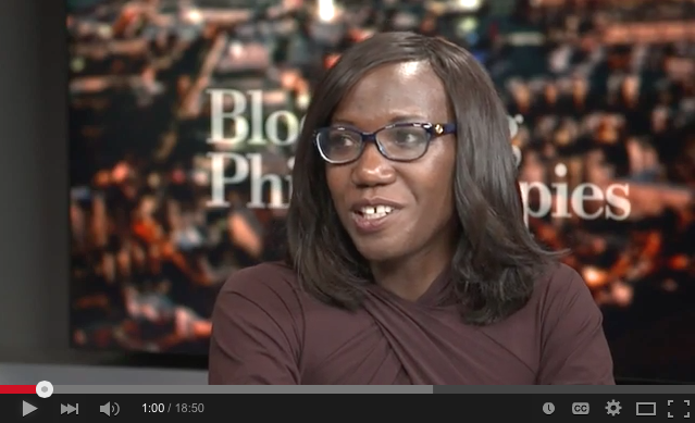 Video: Susan Mashibe interviewed on Bloomberg