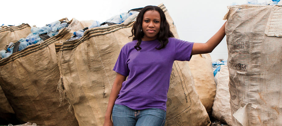 Turning Trash into Treasure - with a clever business solution Bilikiss Adebiyi-Abiola is bringing recycling to Lagos