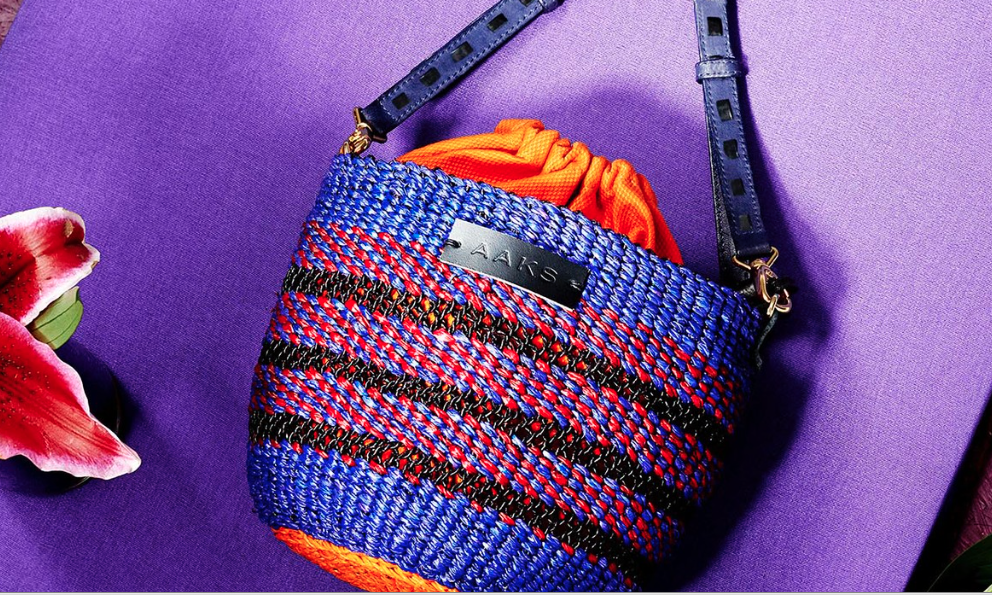 Akosua Afriyie-Kumi is a Ghanaian handbag designer turning ancient raffia hand-weaving techniques into luxury must-have accessories