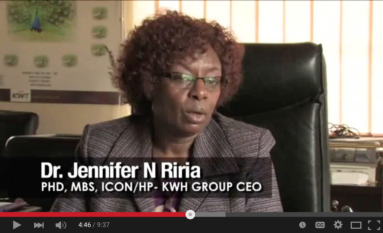 Video: Dr. Jennifer Riria - a biography