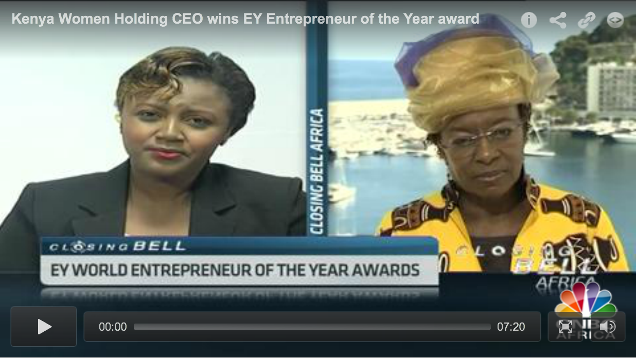 Video: Dr. Jennifer Riria wins EY Entrepreneur of the Year Award
