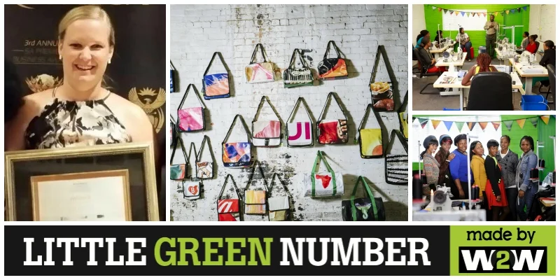 Juanita van der Merwe - The startup story of an award winning South African social enterprise up-cycling billboard ads into funky bags!