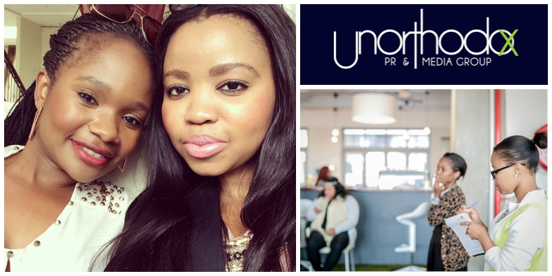 Zuziwe Mkhwanazi and Sibabalwe Sesmani, co-founders of Unorthodox PR &amp; Media Group (South Africa)
