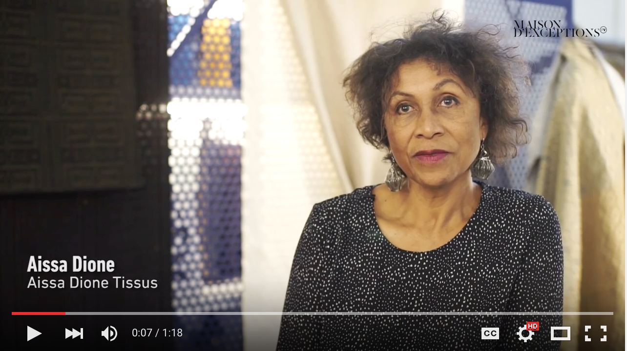 Video: Aissa Dione the revivalist of Senegal's ancient weaving craftsmanship speaks about her company Aissa Dione Fabrics