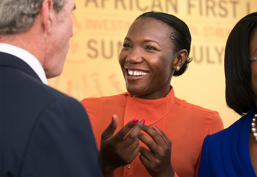 Susan Mashibe , founder of VIA Aviation (Tanzania)