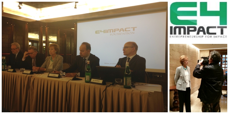 E4Impact Foundation official launch press conference in Milan on 16 September