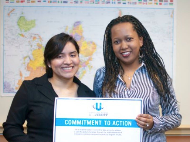 Daniela Barajas and Priscilla Makundi