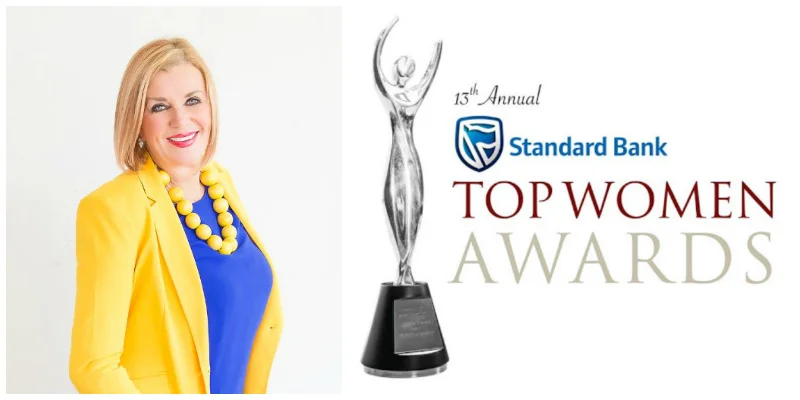 100 LIONESSES: Margaret Hirsch wins the Top Business Women of 2016 Award at Standard Bank's Top Woman Awards
