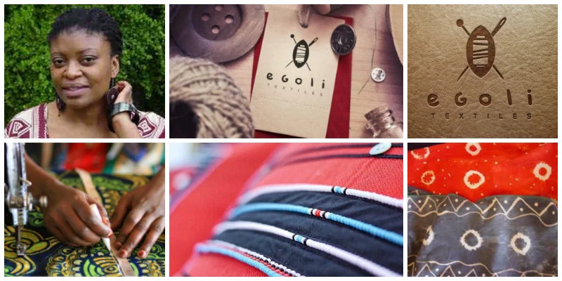 Sinoneliso Xaba, a South African entrepreneur bringing African print textiles and design to the attention of the world