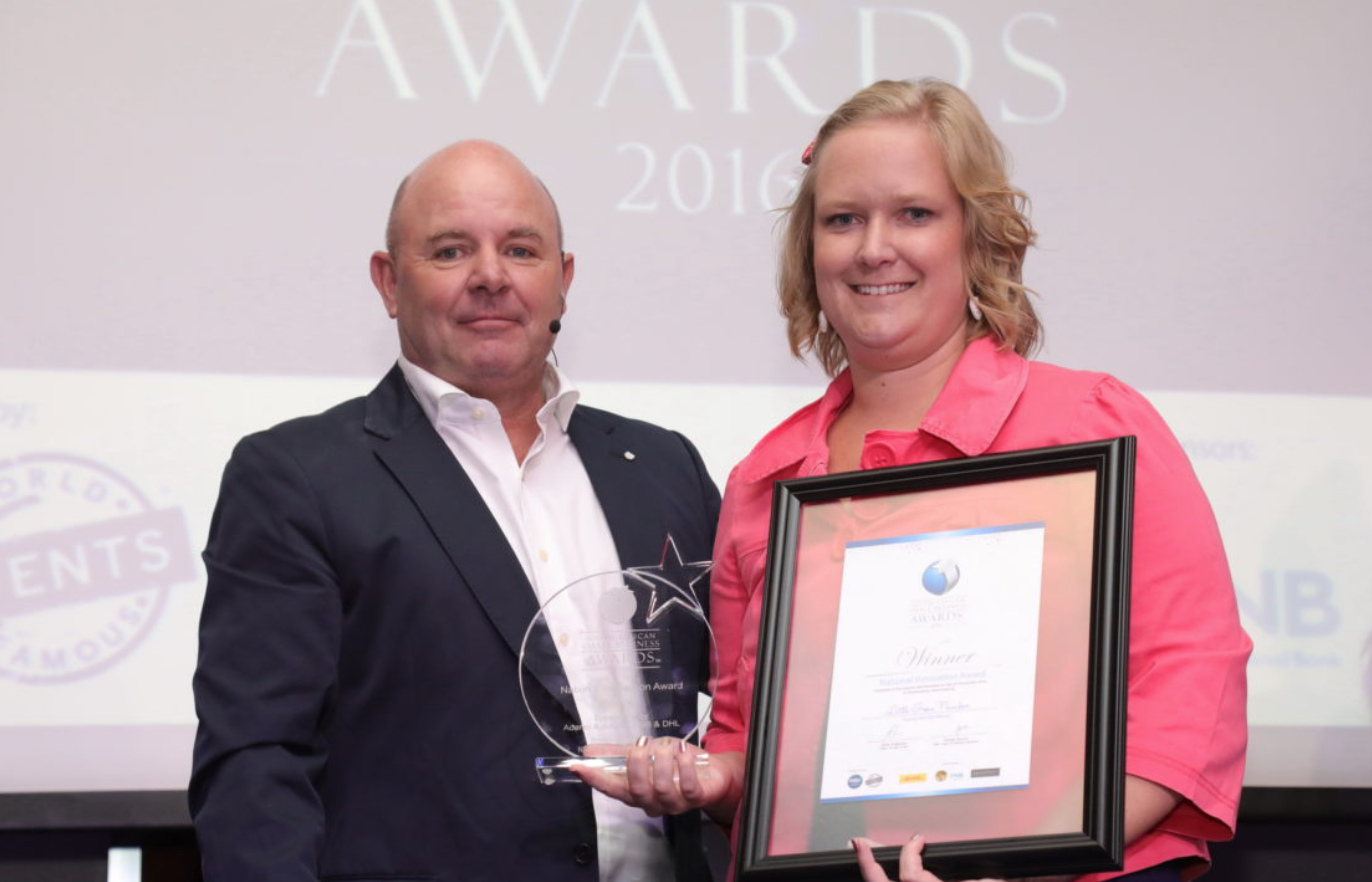 National Innovation Award:Juanita Van Der Merwe, co-founder of Little Green Number
